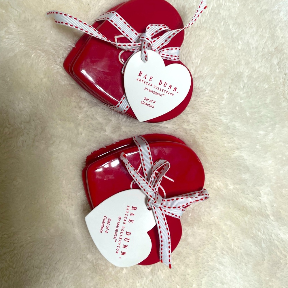 Rae Dunn Love Coasters
